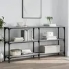 vidaXL Table console sonoma gris 150x29x75 cm bois d'ingénierie