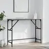 vidaXL Table console sonoma gris 100x32x75 cm bois d'ingénierie