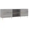 vidaXL Meuble TV sonoma gris 150x30x50 cm bois d'ingénierie