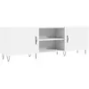 vidaXL Meuble TV blanc 150x30x50 cm bois d'ingénierie