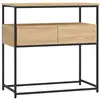 vidaXL Table console chêne sonoma 75x40x75 cm bois d'ingénierie