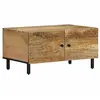 vidaXL Table basse 80x50x40 cm bois de manguier massif