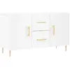 vidaXL Buffet blanc 100x36x60 cm bois d'ingénierie