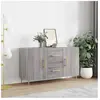 vidaXL Buffet sonoma gris 100x36x60 cm bois d'ingénierie