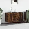 vidaXL Buffet chêne fumé - 100x36x60 cm