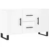 vidaXL Buffet blanc 100x36x60 cm bois d'ingénierie