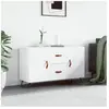 vidaXL Buffet blanc 100x36x60 cm bois d'ingénierie