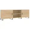 vidaXL Meuble TV chêne sonoma 150x30x50 cm bois d'ingénierie