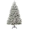 VIDAXL Sapin de Noël artificiel à charnières avec neige floquée 270 cm