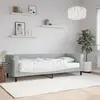 vidaXL Lit de jour avec matelas gris clair 80x200 cm velours