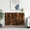 vidaXL Armoires murales 2 pcs chêne fumé bois d'ingénierie