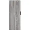 vidaXL Armoires murales 2 pcs sonoma gris bois d'ingénierie