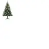 vidaXL Sapin de Noël artificiel à charnières avec neige floquée 150 cm