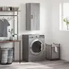 vidaXL Armoire murale sonoma gris 34,5x34x90 cm