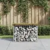 vidaXL Banc de jardin design gabion 63x44x42 cm bois de pin imprégné