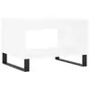 vidaXL Table basse blanc 60x50x40 cm bois d'ingénierie