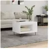 vidaXL Table basse - Blanc - 60x50x40 cm