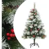 Vidaxl - Sapin de Noël artificiel avec pommes de pin et baies 150 cm n/a