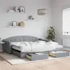 Vidaxl - Lit De Jour Avec Gigogne Et Tiroirs Sans Matelas 100x200 Cm