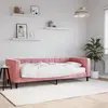 vidaXL Lit de jour avec matelas rose 80x200 cm velours