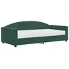 vidaXL Vidaxl Lit De Jour Avec Matelas Vert Foncé 100x200 Cm Velours