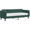 Non communiqué vidaXL Lit de jour avec matelas vert foncé 80x200 cm velours