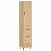 vidaXL Buffet haut Chêne sonoma 34,5x34x180 cm Bois d'ingénierie