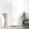 vidaXL Vidaxl Buffet Haut Blanc 34,5x34x180 Cm Bois D'ingénierie
