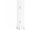 vidaXL Buffet haut Blanc 34,5x34x180 cm Bois d'ingénierie
