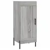 vidaXL Buffet haut Sonoma gris 34,5x34x180 cm Bois d'ingénierie
