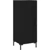 vidaXL Buffet haut Noir 34,5x34x180 cm Bois d'ingénierie
