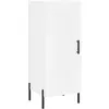 vidaXL Buffet haut Blanc 34,5x34x180 cm Bois d'ingénierie