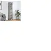 vidaXL Buffet haut Sonoma gris 34,5x34x180 cm Bois d'ingénierie