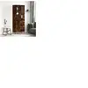 vidaXL Buffet haut Chêne fumé 69,5x34x180 cm Bois d'ingénierie