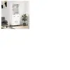 vidaXL Buffet haut Blanc 69,5x34x180 cm Bois d'ingénierie