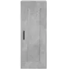 vidaXL Buffet haut Gris béton 34,5x34x180 cm Bois d'ingénierie