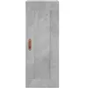 vidaXL Buffet haut Gris béton 34,5x34x180 cm Bois d'ingénierie