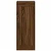 vidaXL Buffet haut Chêne marron 34,5x34x180 cm Bois d'ingénierie