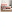 vidaXL Sommier à lattes de lit avec matelas Rose 200x200 cm Velours