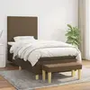 Sommier à lattes de lit avec matelas Marron foncé 80x200 cm Vidaxl