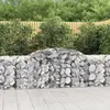 vidaXL Paniers à gabions arqués 5 pcs 300x50x80/100 cm fer galvanisé