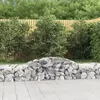 vidaXL Paniers à gabions arqués 10 pcs 300x50x40/60 cm fer galvanisé