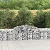 vidaXL Paniers à gabions arqués 11 pcs 300x50x60/80 cm fer galvanisé