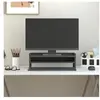 vidaXL Support de moniteur Gris 50x24x16 cm Bois de pin solide