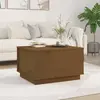 vidaXL Table basse Marron miel 60x50x35 cm Bois massif de pin