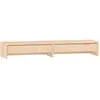 vidaXL Support pour moniteur 100x27x15 cm Bois de pin solide