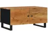 vidaXL Table basse 80x50x40 cm Bois d'acacia solide et d'ingénierie