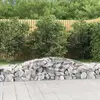 vidaXL Paniers à gabions arqués 25 pcs 400x50x40/60 cm Fer galvanisé