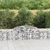 vidaXL Paniers à gabions arqués 12 pcs 300x30x60/80 cm Fer galvanisé