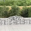 vidaXL Paniers à gabions arqués 13 pcs 300x30x60/80 cm Fer galvanisé